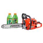 Бензопила Foresta FA-40S (Масло для цепів 1л + Масло моторне 2-такт 1л в ПОДАРУНОК!) — додаткове фото