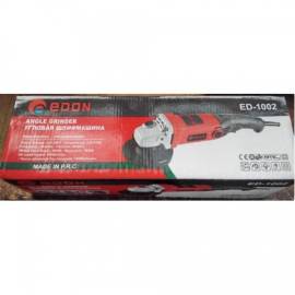 Болгарка (Кутова шліфувальна машина) EDON ED-1002 (125 мм, регулювання обертів)