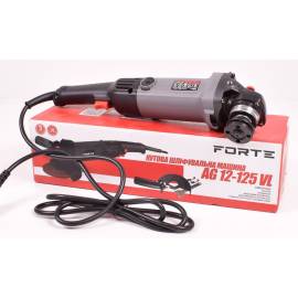 Болгарка (Кутова шліфувальна машина) Forte AG 12-125 VL (1200 Вт, 125 мм, регулювання оборотів)