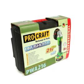 Болгарка акумуляторна Procraft PWA216 безщіткова
