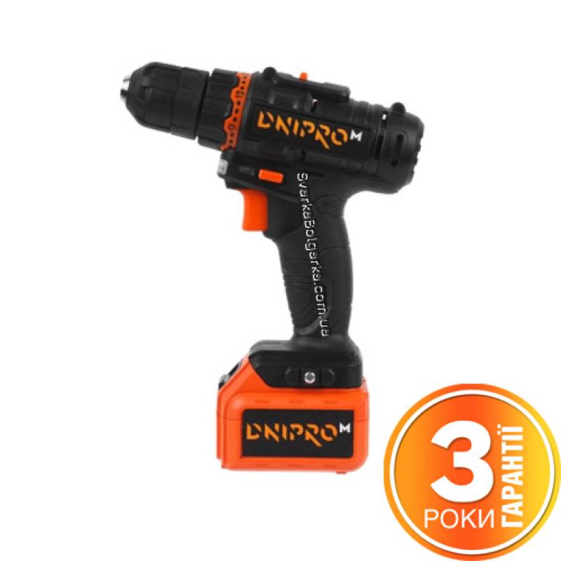 Акумуляторний дриль-шуруповерт Дніпро-M CD-141 — купити в Svarka-Bolgarka