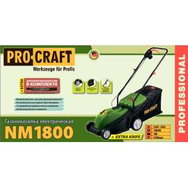 Газонокосарка електрична Procraft NM-1800