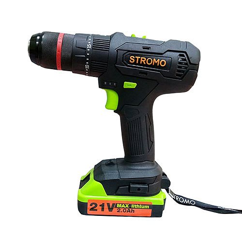 Шуруповерт акумуляторний ударний STROMO SA 214LI Extra