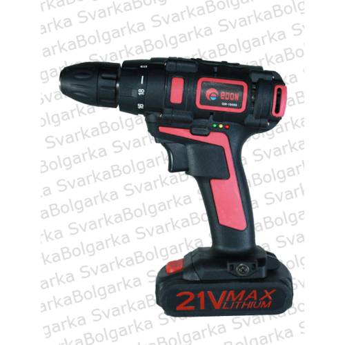 Акумуляторний шуруповерт EDON CF-1009S 21В