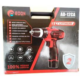 Шуруповерт акумуляторний EDON AD-12CA