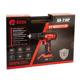 Шуруповерт акумуляторний EDON AD-21АP