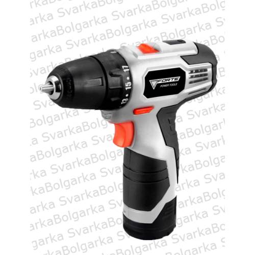Шуруповерт акумуляторний FORTE CD 1213-2B2 Li