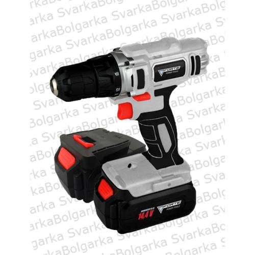 Акумуляторний дриль-шуруповерт FORTE CDN 1413 B2 + кейс