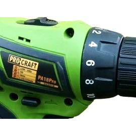 Шуруповерт PROCRAFT РА-18 PRO акумуляторний