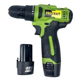 Шуруповерт акумуляторний Procraft PA12Li COMPACT