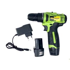 Шуруповерт акумуляторний Procraft PA12Li COMPACT