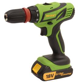 Шуруповерт акумуляторний Procraft PA18Pro з DFR патроном 