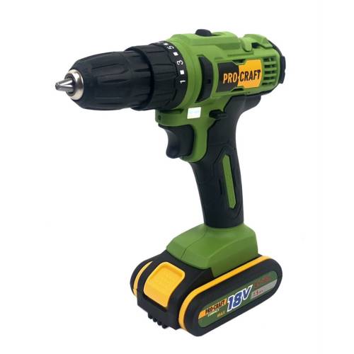 Шуруповерт акумуляторний Procraft 18С COMPACT