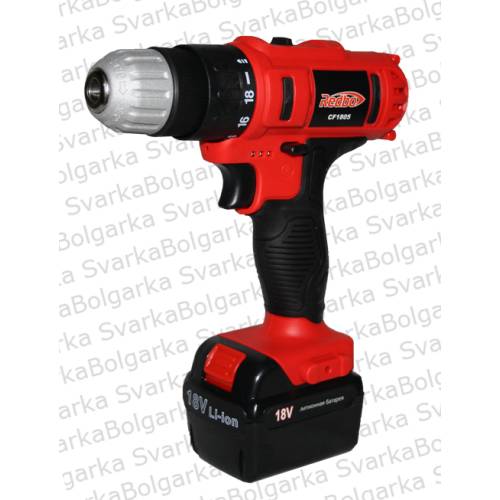 Аккамуляторний шуруповерт REDBO CF-1805 Li