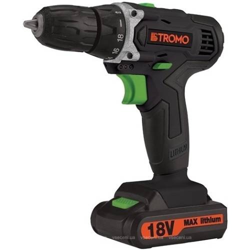 Шуруповерт акумуляторний Stromo SA 18 PRO Extra (гнучкий вал)
