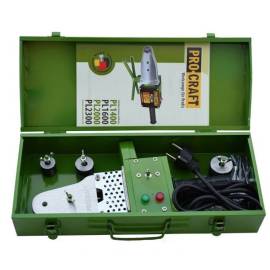 Паяльник для пластикових труб Procraft PL1400 (метал. кейс)