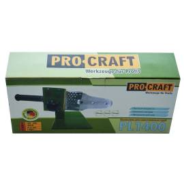 Паяльник для пластикових труб Procraft PL1400 (метал. кейс)