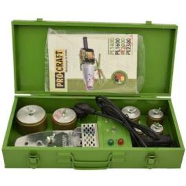 Паяльник для пластикових труб Procraft PL1600 (металевий кейс)