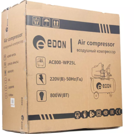 Повітряний поршневий компресор EDON AC800-WP25L (25 л, 8 бар)